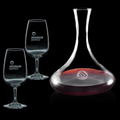 48 Oz. Vantage Carafe w/ 2 Wine Glasses